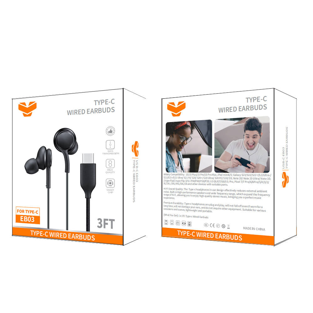 Vitog type-c wired earbuds EB03
