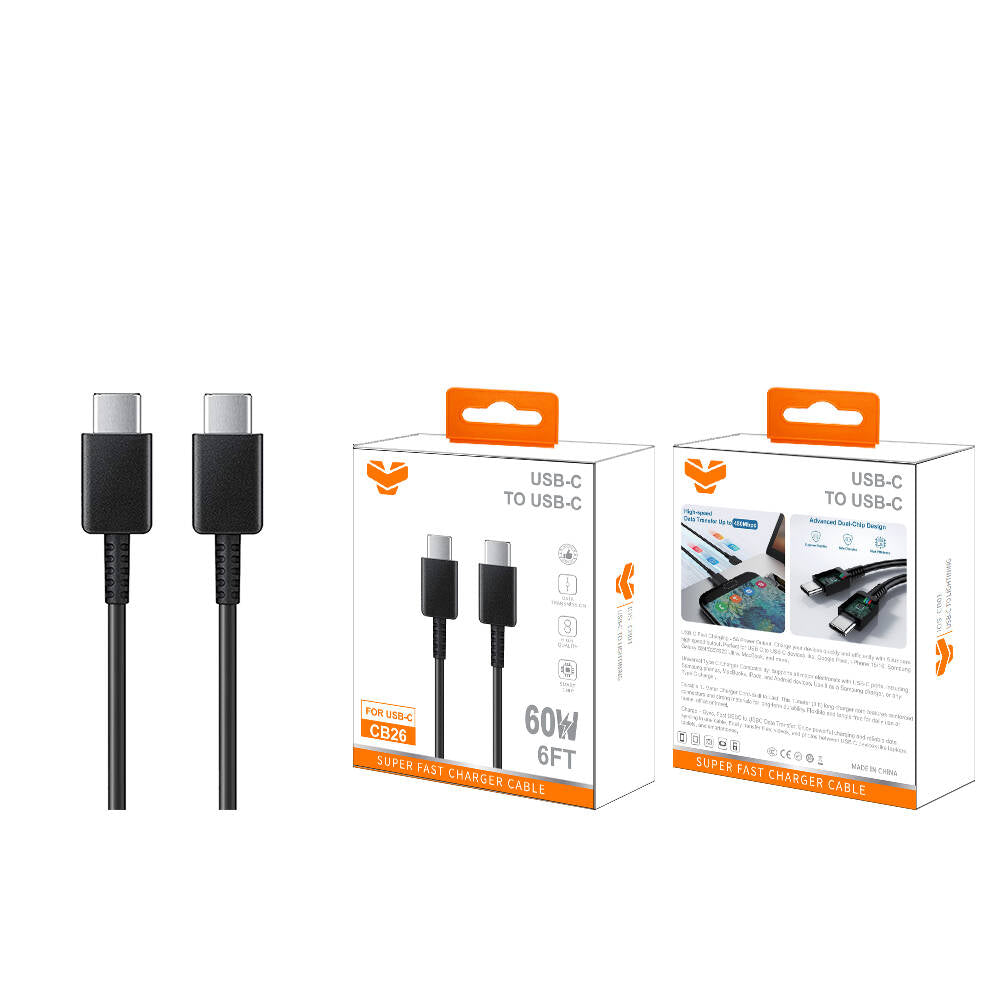 Vitog CB26 5A USB-C to USB-C cable 6FT