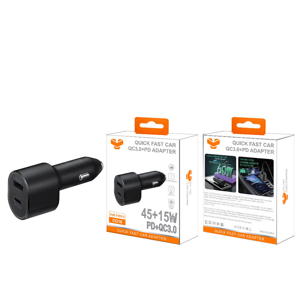 Vitog CG16 45W+15W PD +QC3.0 Car charger