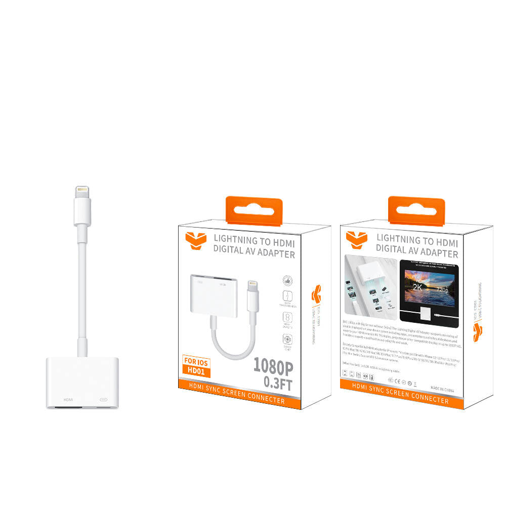 Vitog Lightning to HDMI+Lightning adapter HD01