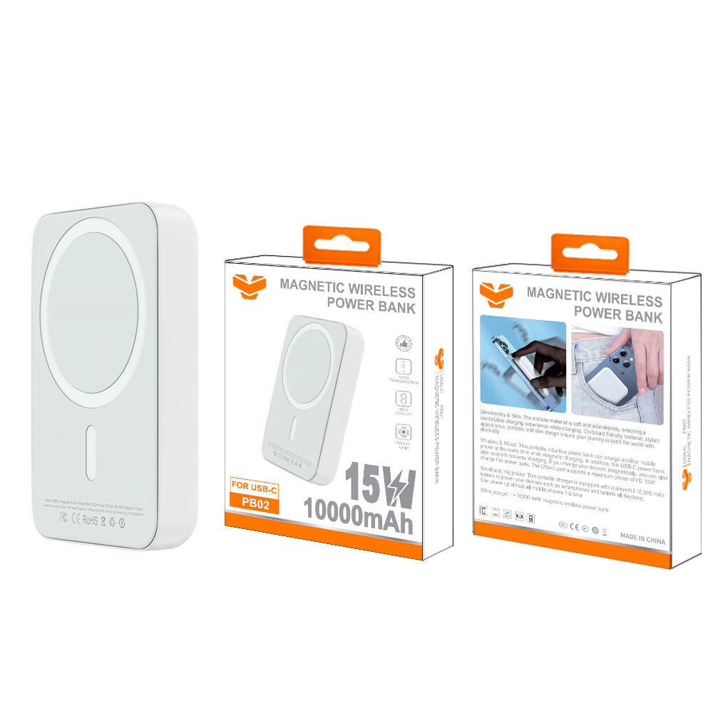 Batería externa inalámbrica magnética Vitog 10000 mAh PB02
