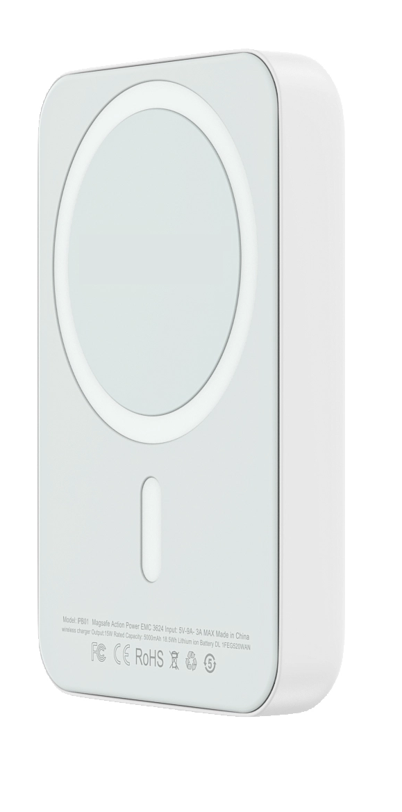 Batería externa inalámbrica magnética Vitog 5000mAh PB01