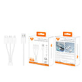 Vitog 3 in 1 fast charger cable 6A CB08