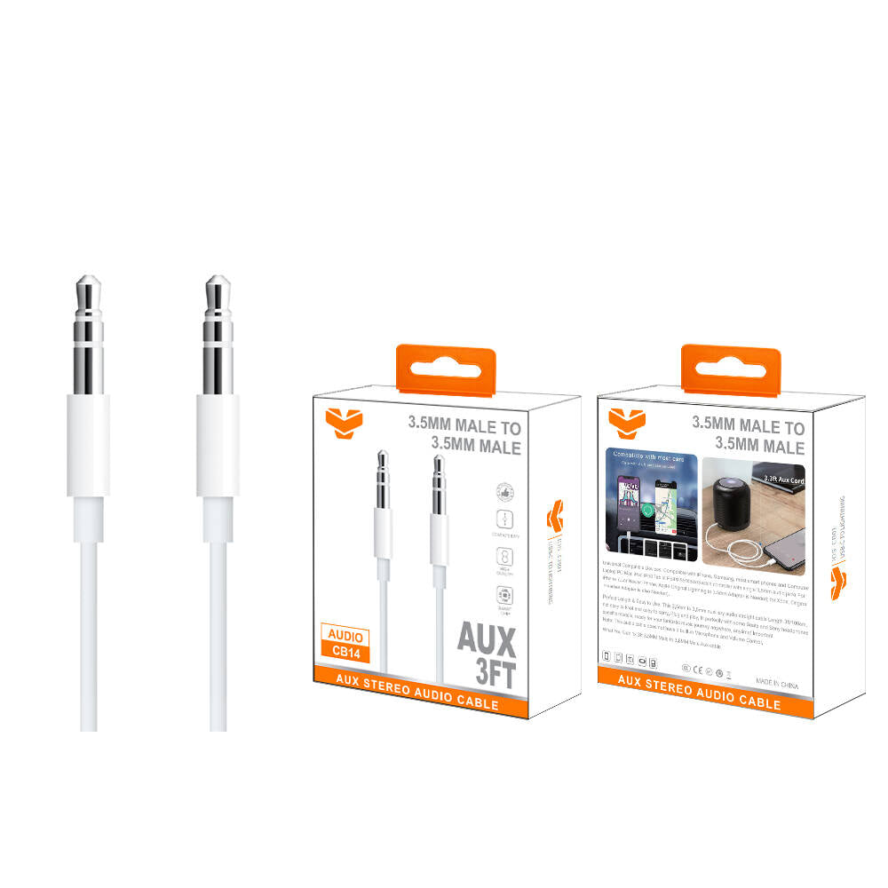 Vitog 3.5MM Male to 3.5MM Male Aux Cable CB14