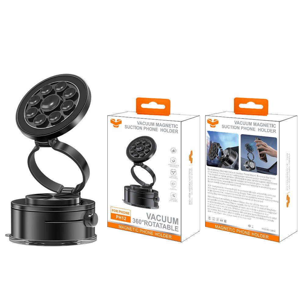 VitogPH12 Vacuum magnetic Suction Phone holder