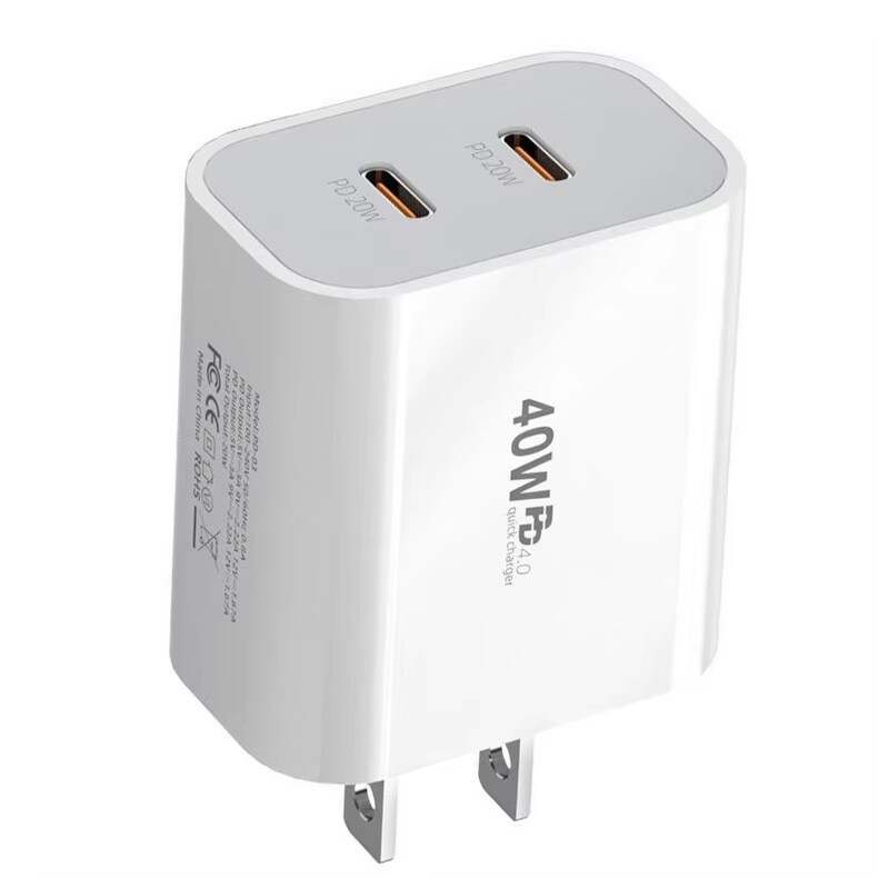 Cargador de pared doble PD Vitog CG17 de 40 W