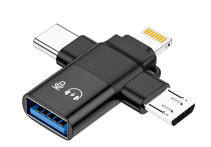 Adaptador OTG Vitog 3 en 1 HD03